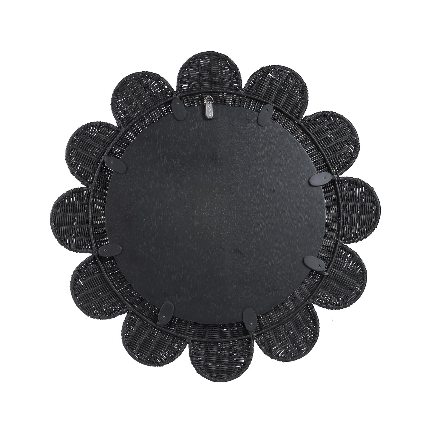 Coralie 33.4" Rattan Round Wall Mirror