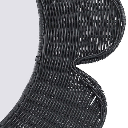 Coralie 33.4" Rattan Round Wall Mirror