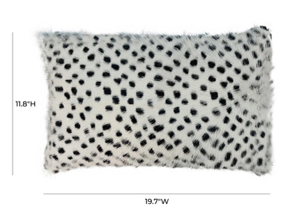 Genuine Goatskin Throw Pillow (20"X12"-16"X16")