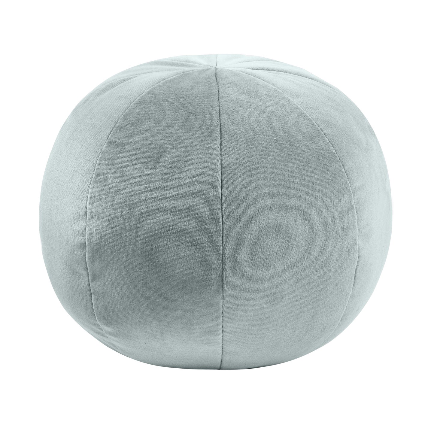Boba Velvet Ball Throw Pillow (9"-14") - Sea Blue / Large