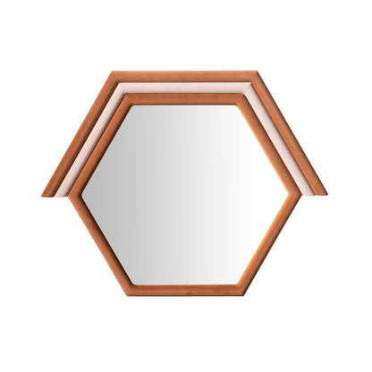 Lally 31.5"X24" Velvet Prism Wall Mirror