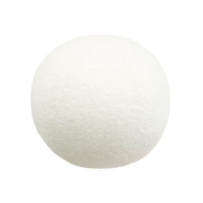Boba Vegan Shearling Ball Throw Pillow (9"-14")