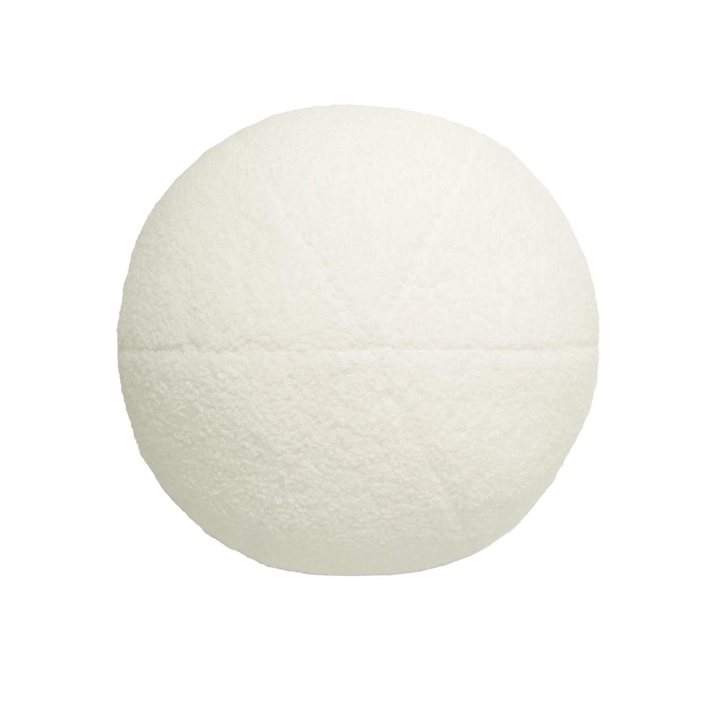 Boba Vegan Shearling Ball Throw Pillow (9"-14") - Large