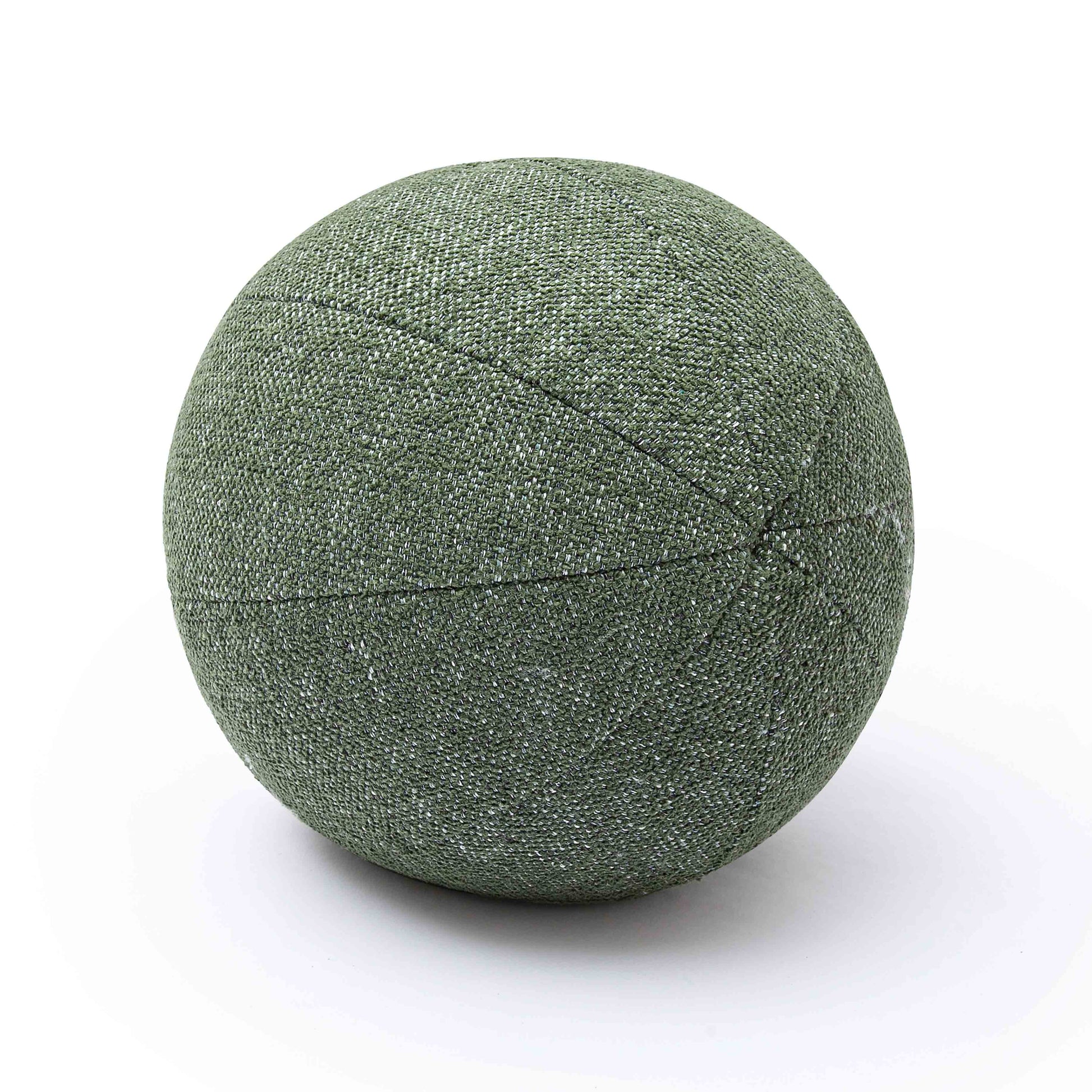 Boba Textured Basketweave Ball Throw Pillow (9"-14") - Forest Green / Large