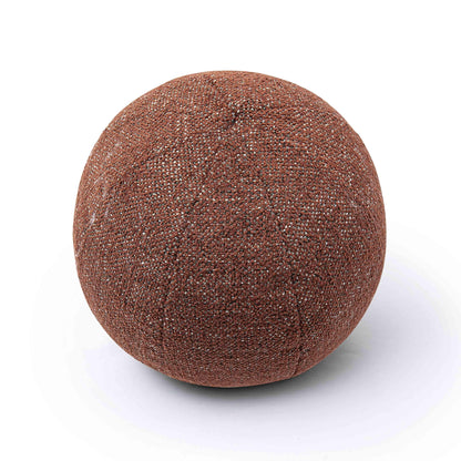 Boba Textured Basketweave Ball Throw Pillow (9"-14")