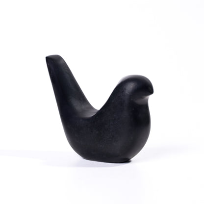 Black Marble Bird Statue - Default Variant