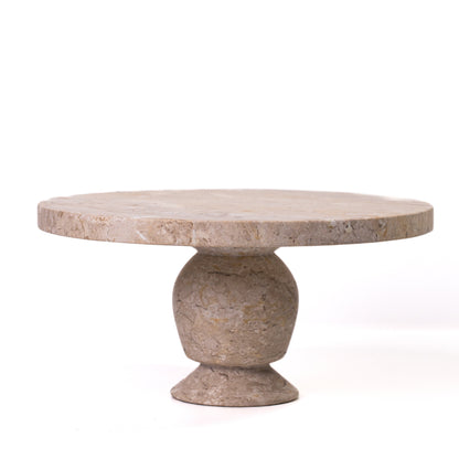 Natural Travertine Cake Stand - Default Variant