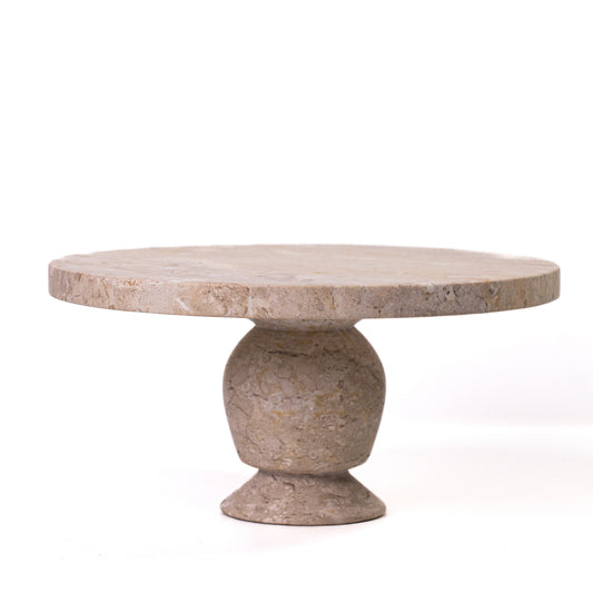 Natural Travertine Cake Stand - Default Variant