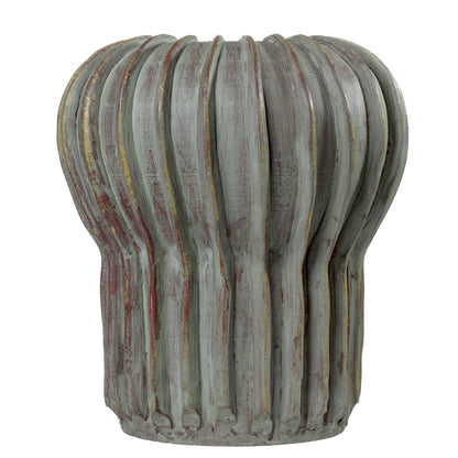 Visha Grey Green Terracotta Decorative Vase - Default Variant