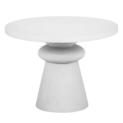 Lupita 42" White Round Dinette Table