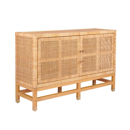 Amara 54" Woven Rattan Buffet - Natural