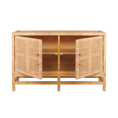 Amara 54" Woven Rattan Buffet