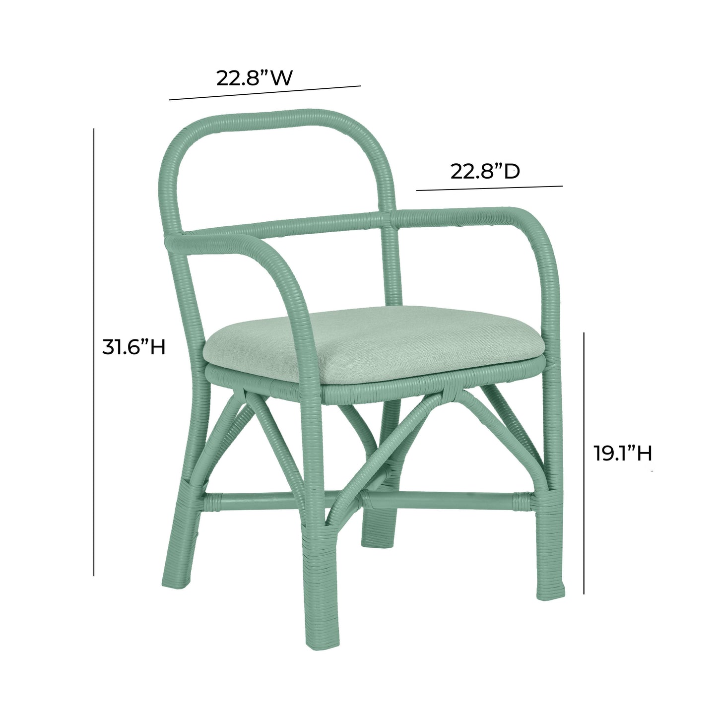 Ginny Rattan Dining Chair