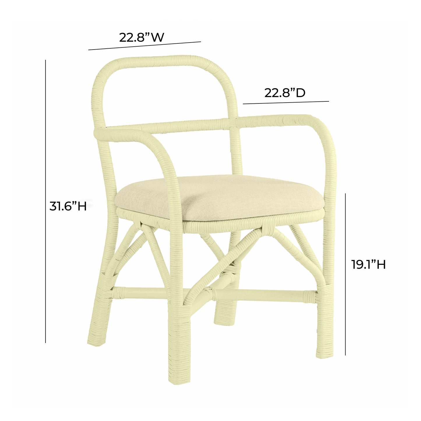 Ginny Rattan Dining Chair