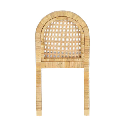 Amara Cream Contract-Grade Linen Arched Dining Chair