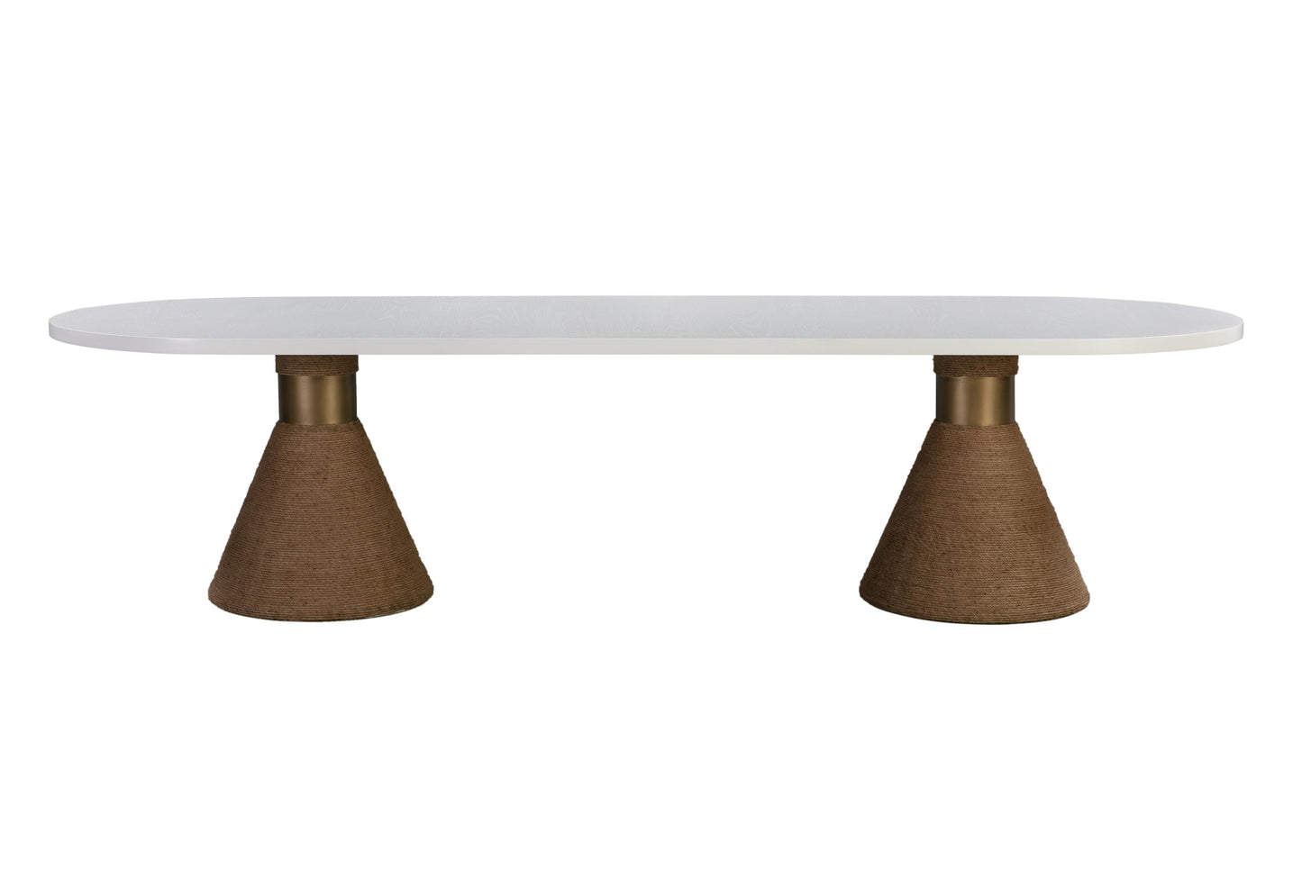 Rishi 120" Rope Oval Dining Table