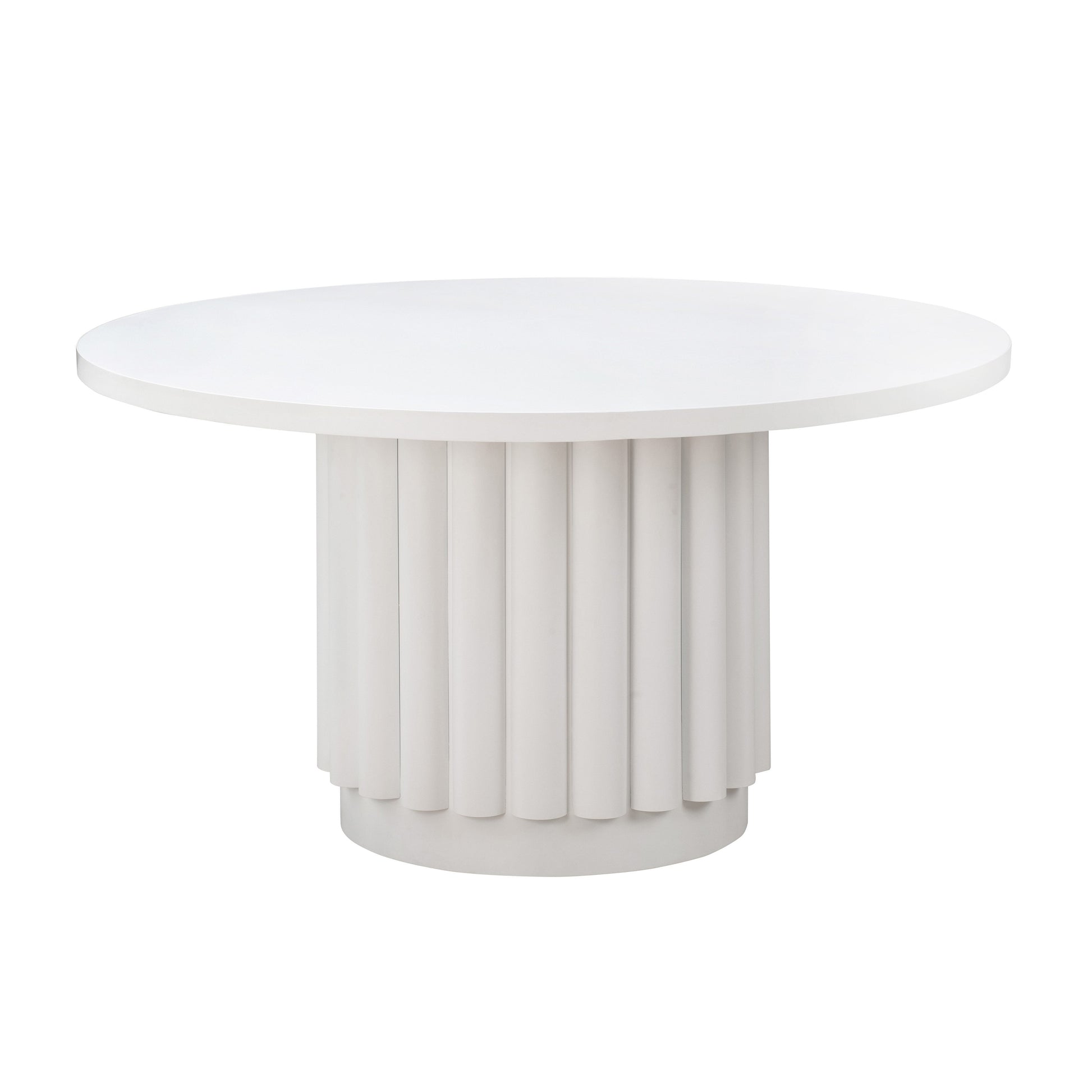 Kali 55" White Round Dining Table - Default Variant