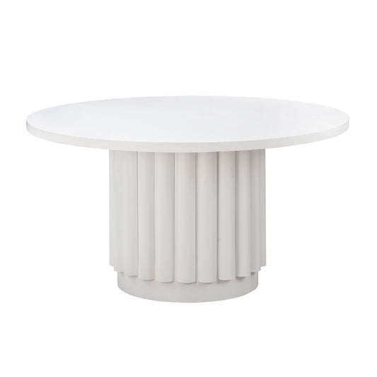 Kali 55" White Round Dining Table - Default Variant