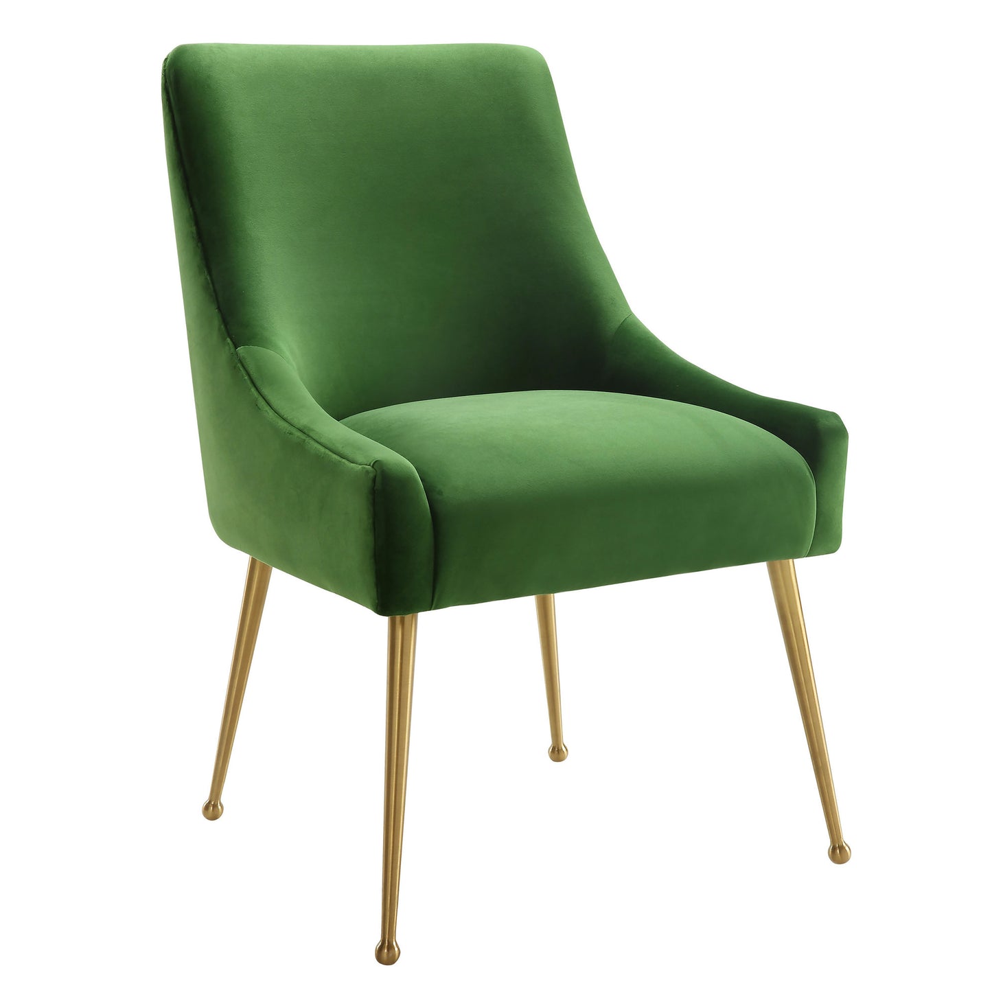 Beatrix Performance Velvet Dining Chair - Green