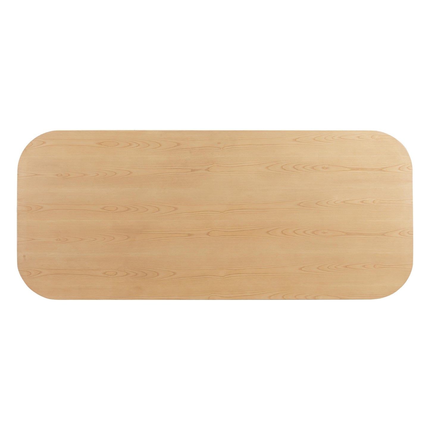 Akiba 96" Natural Ash &amp; Rattan Rectangular Dining Table