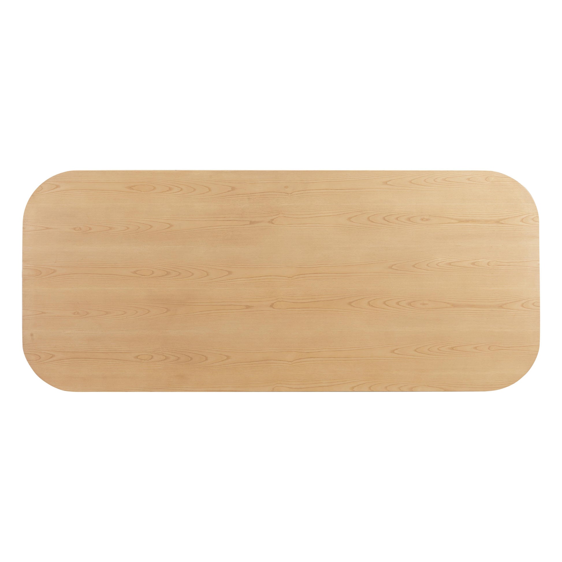 Akiba 96" Natural Ash &amp; Rattan Rectangular Dining Table