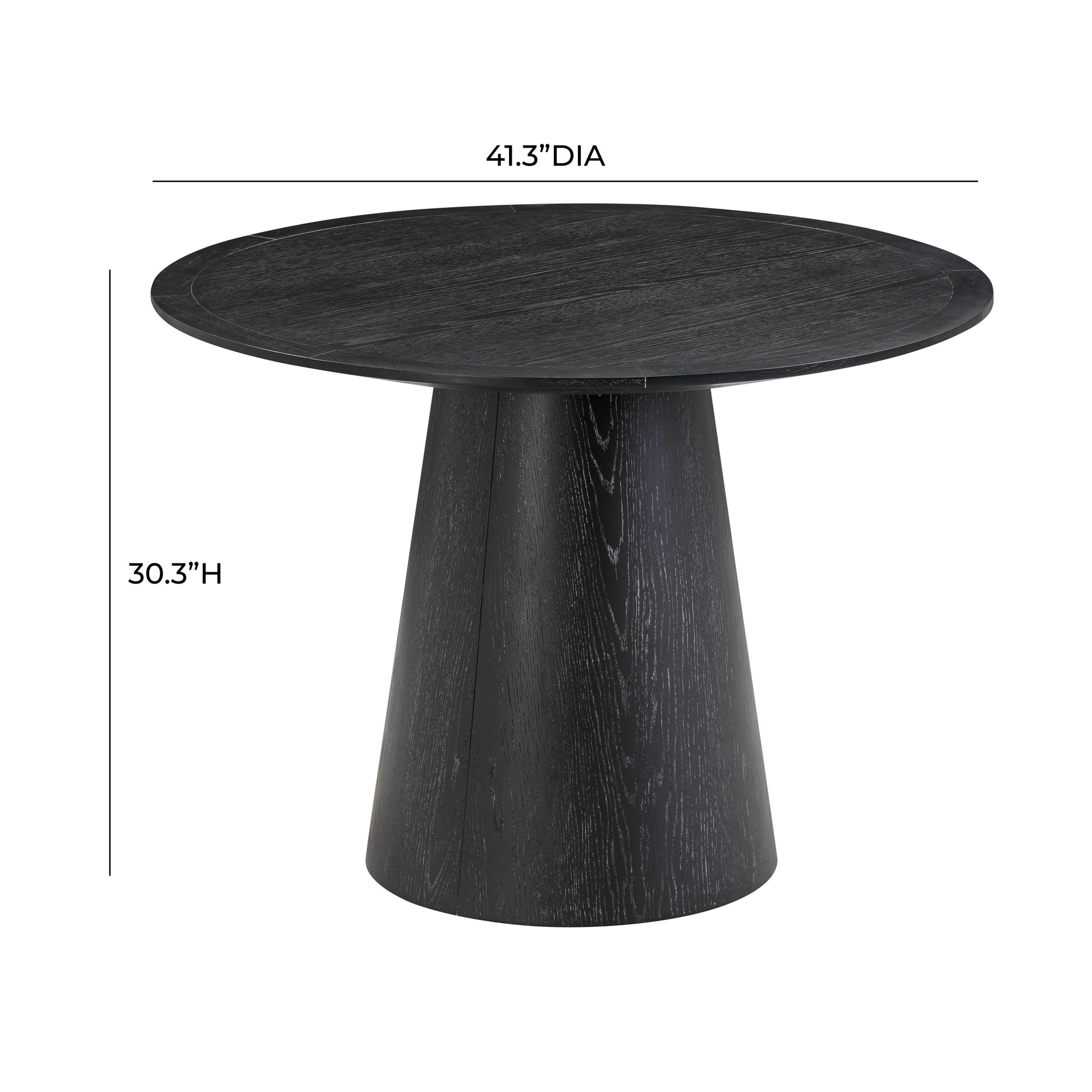 Sahara Round Oak Dining Table (41"-60")