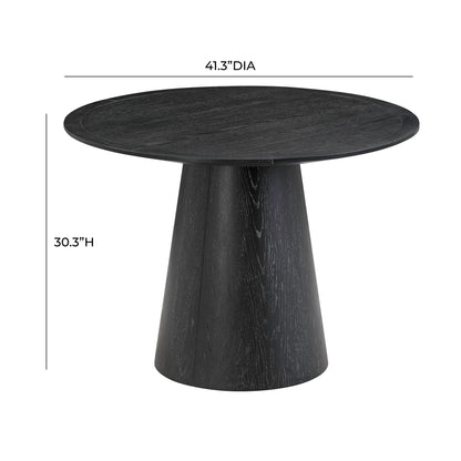 Sahara Round Oak Dining Table (41"-60")