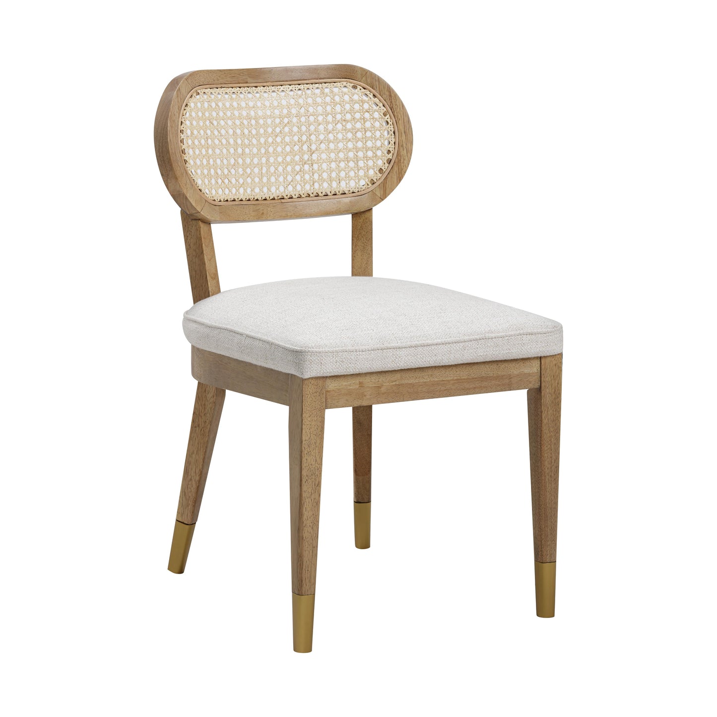 Cosette Performance Linen Dining Chair - Cream