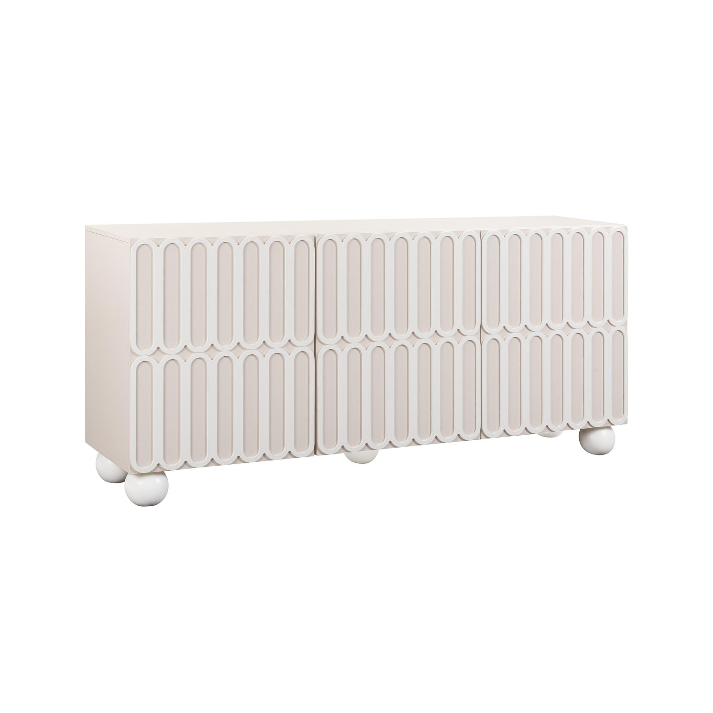 Tori 74" Motif Taupe Buffet - Default Variant