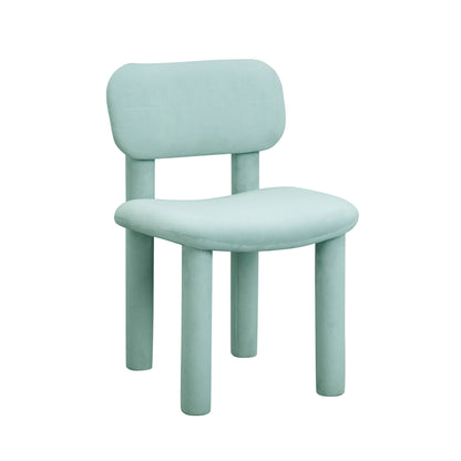 Elise Performance Velvet Dining Chair - Light Blue
