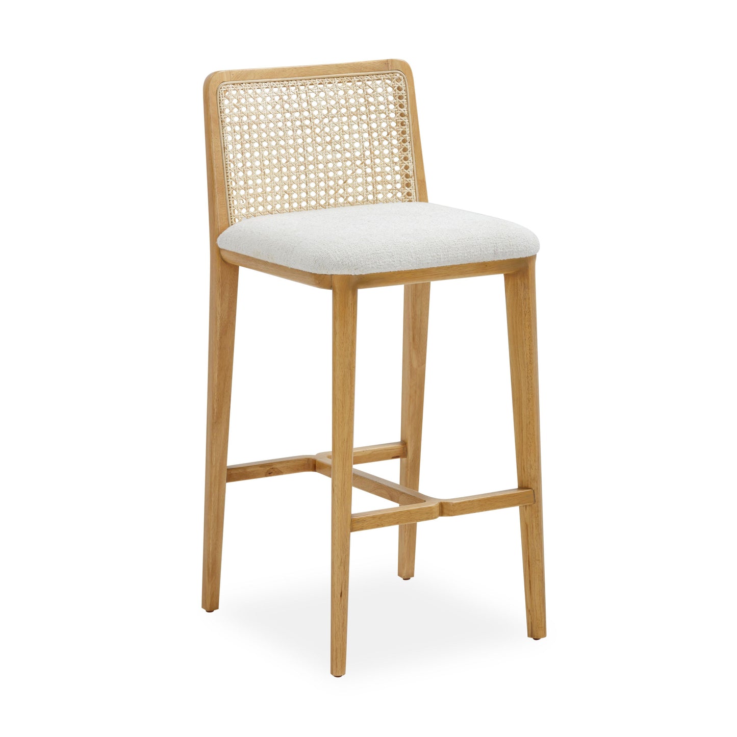 Gerri Performance Tweed and Rattan Counter Stool - Default Variant