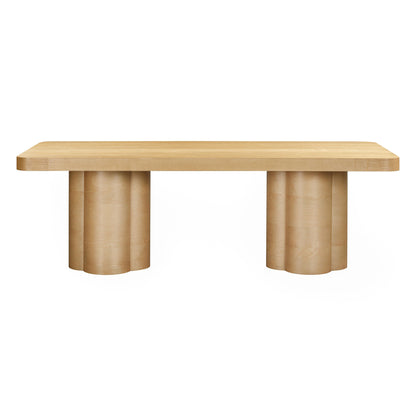 Bambi 90" Ash Rectangular Dining Table - Natural