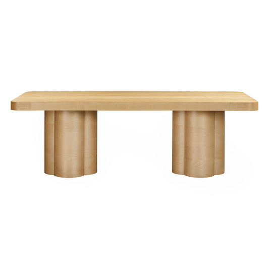 Bambi 90" Ash Rectangular Dining Table - Natural