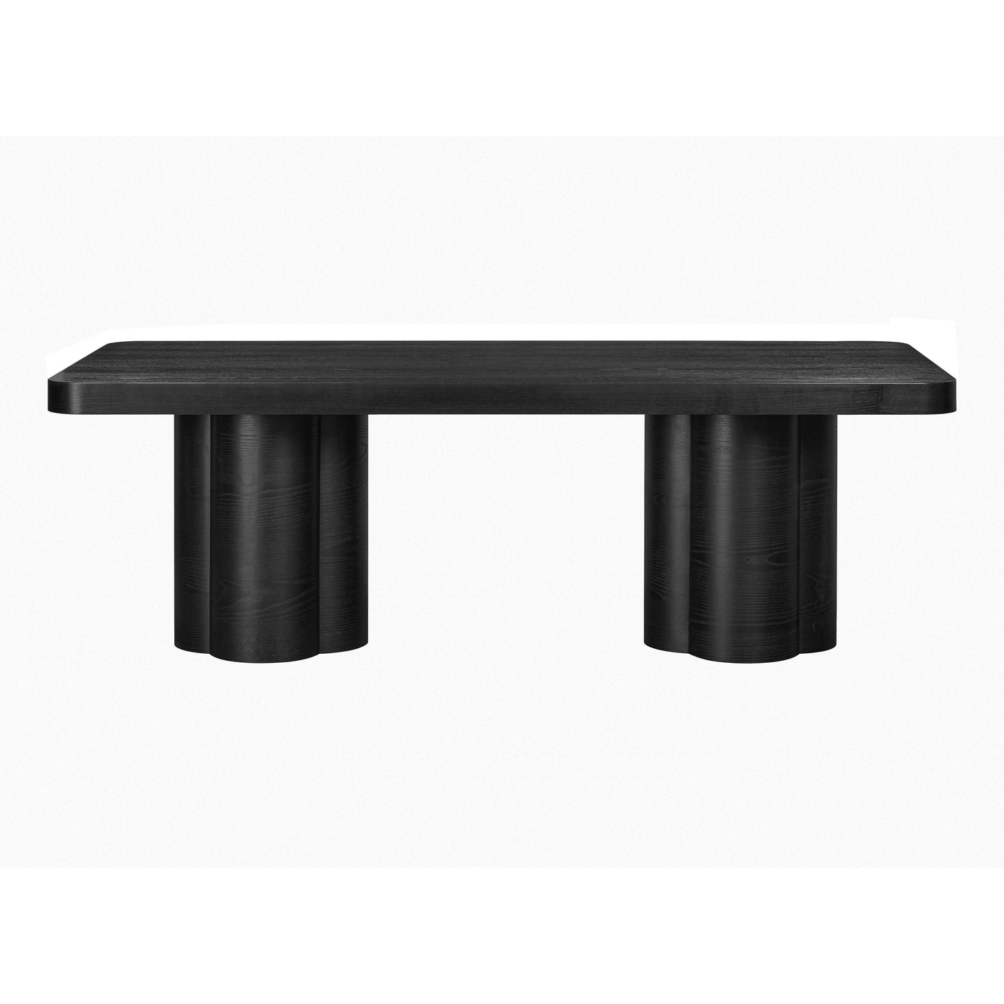 Bambi 90" Ash Rectangular Dining Table - Black