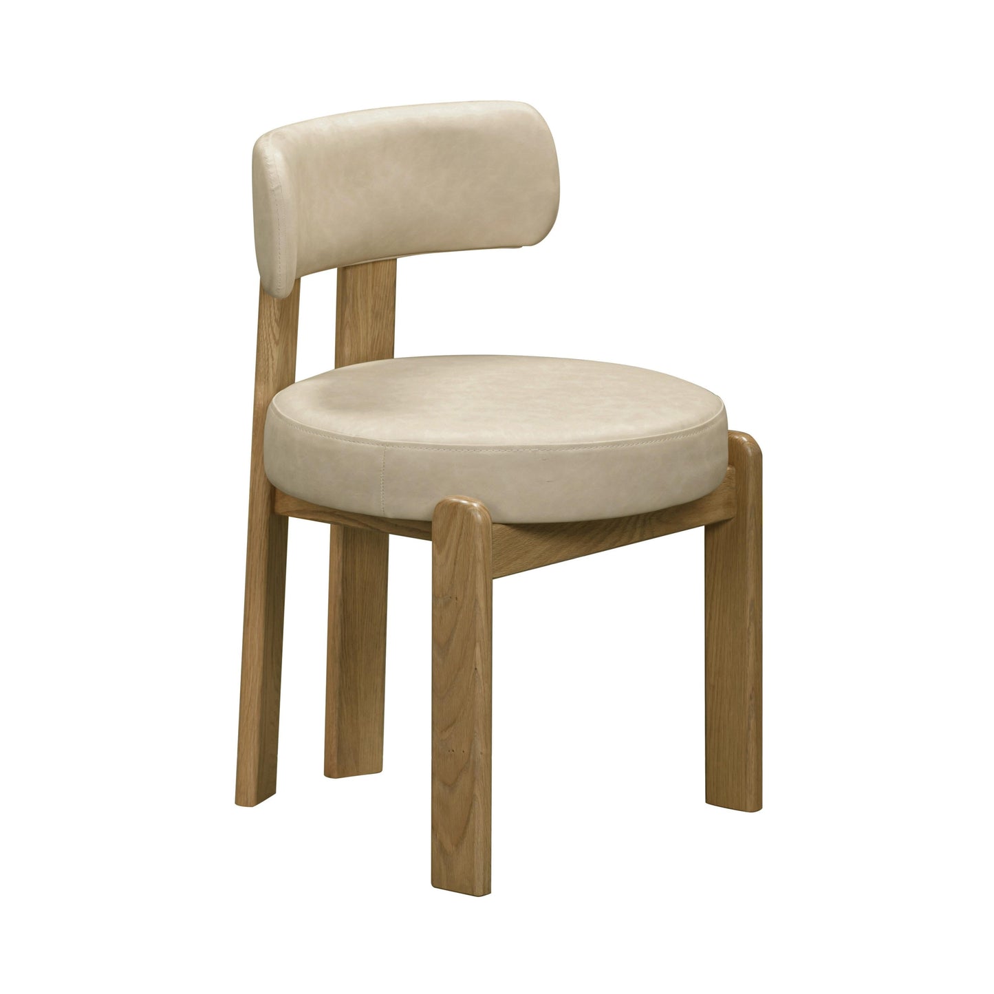 Odessa Performance Vegan Leather Dining Chair - Taupe