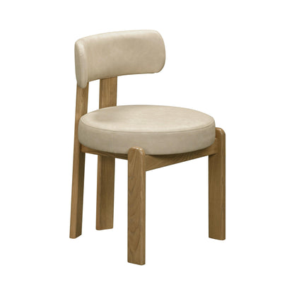 Odessa Performance Vegan Leather Dining Chair - Taupe