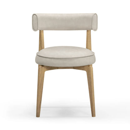 Nikita Performance Vegan Leather Dining Chair - Taupe