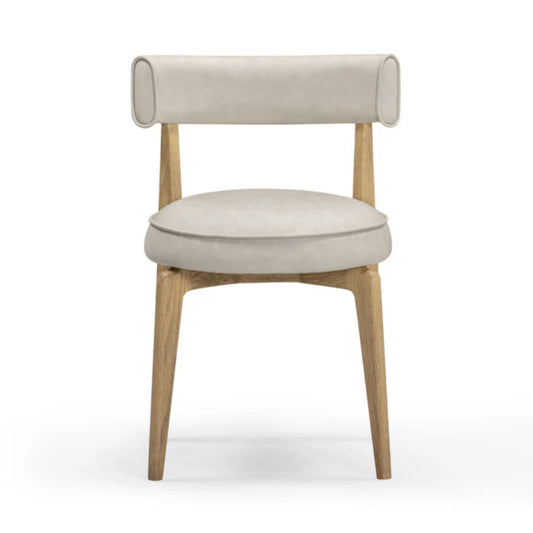 Nikita Performance Vegan Leather Dining Chair - Taupe