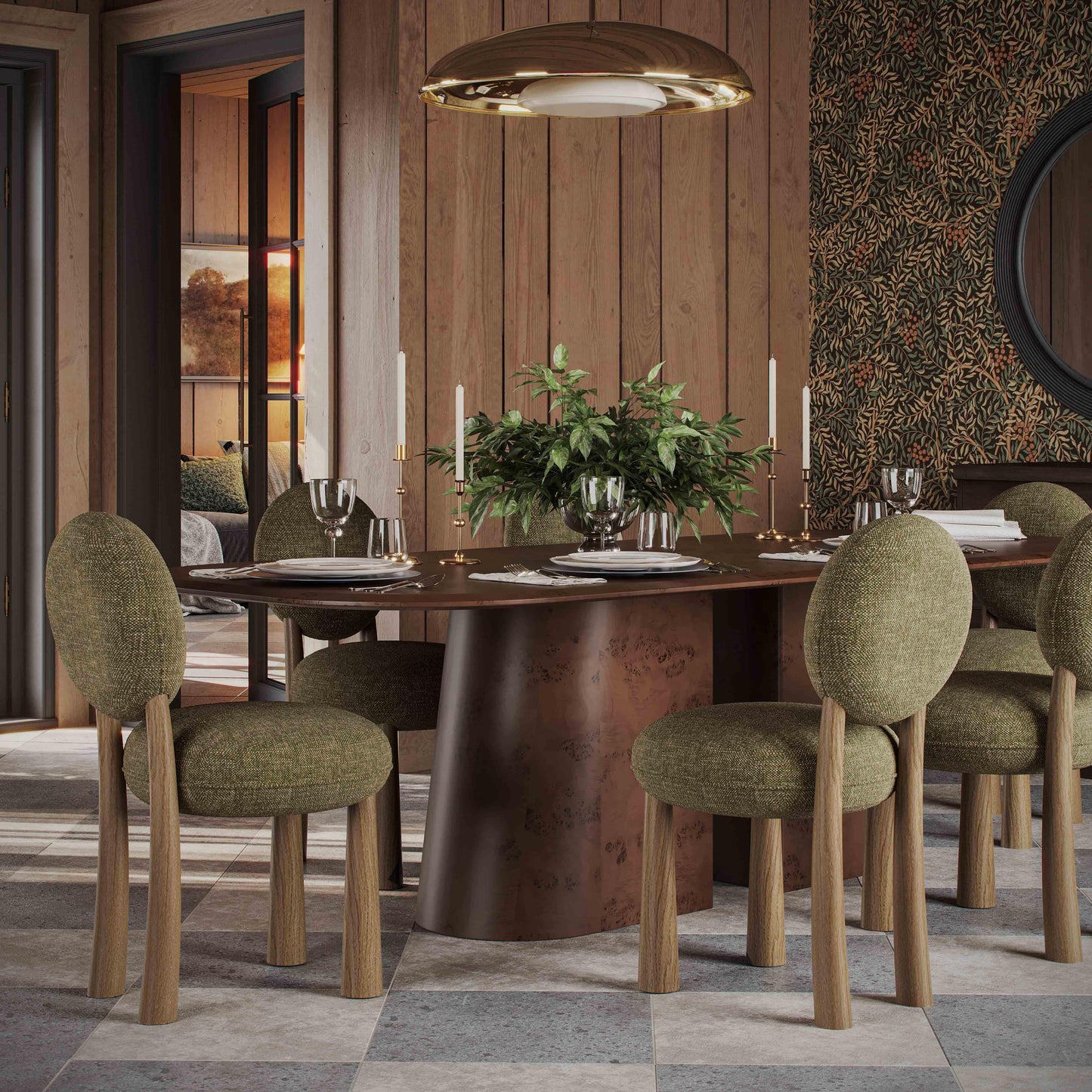 Sulley Performance Basketweave Dining Chair