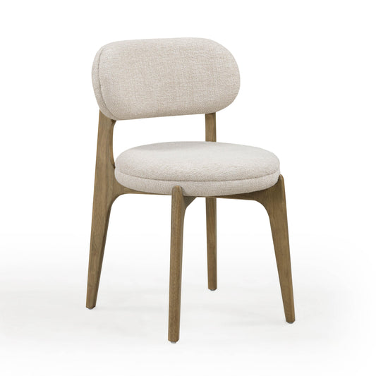 Carnation Performance Fabric Dining Chair - Cream