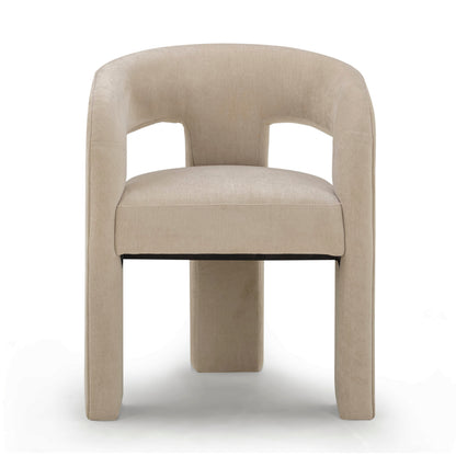 Malone Performance Chenille Dining Chair - Taupe
