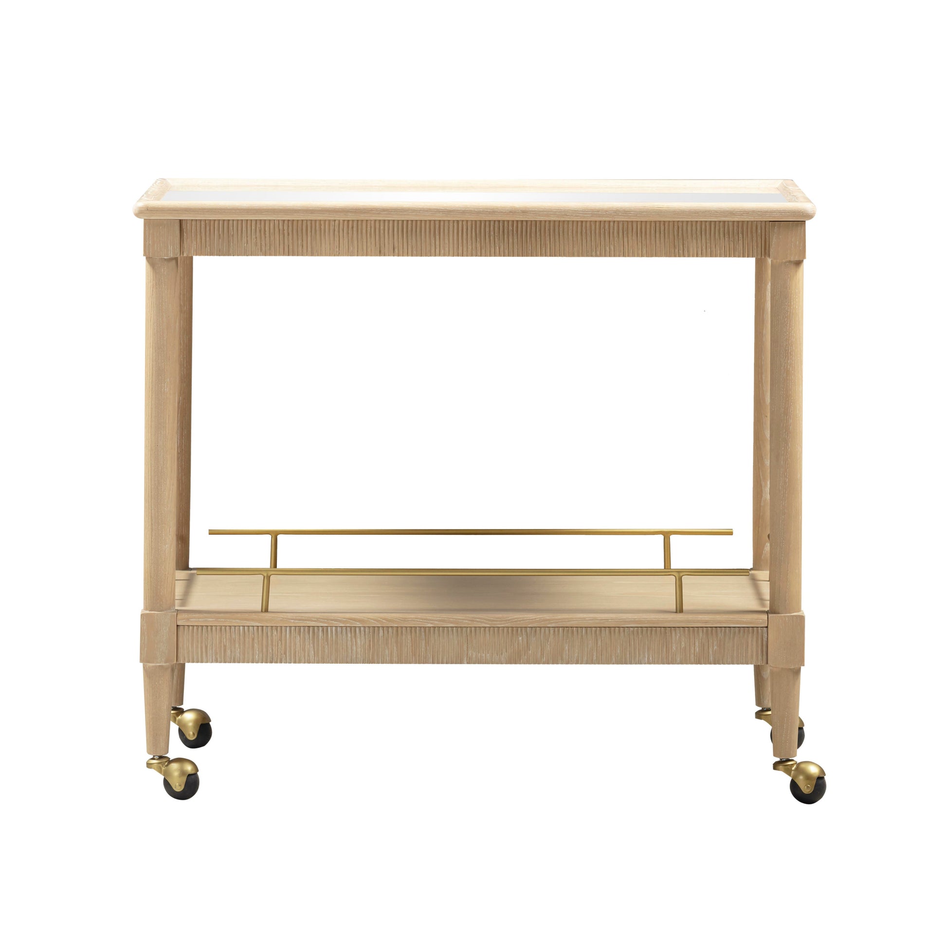 Slosh 37" Natural Ash Bar Cart
