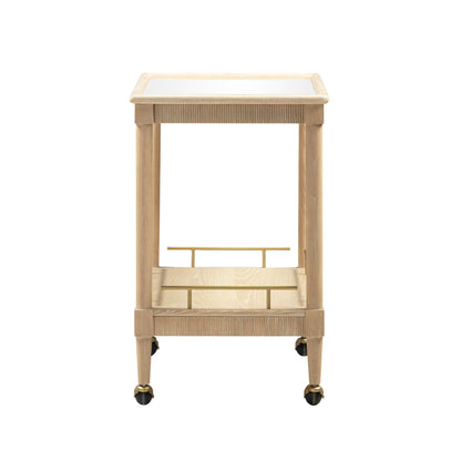 Slosh 37" Natural Ash Bar Cart