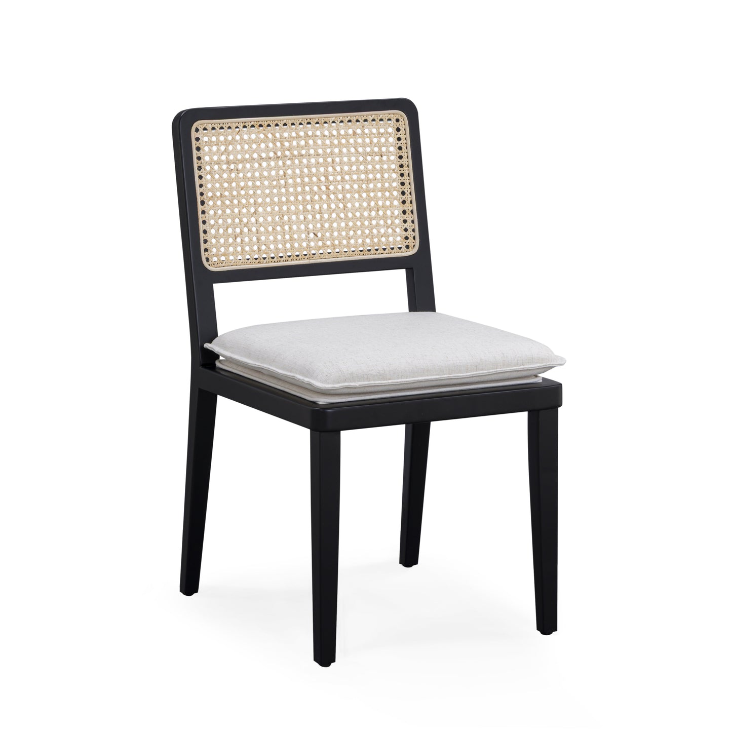 Tassina Cream Upcycled Performance Linen Dining Chair - Default Variant