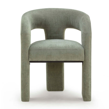 Malone Performance Chenille Dining Chair - Green