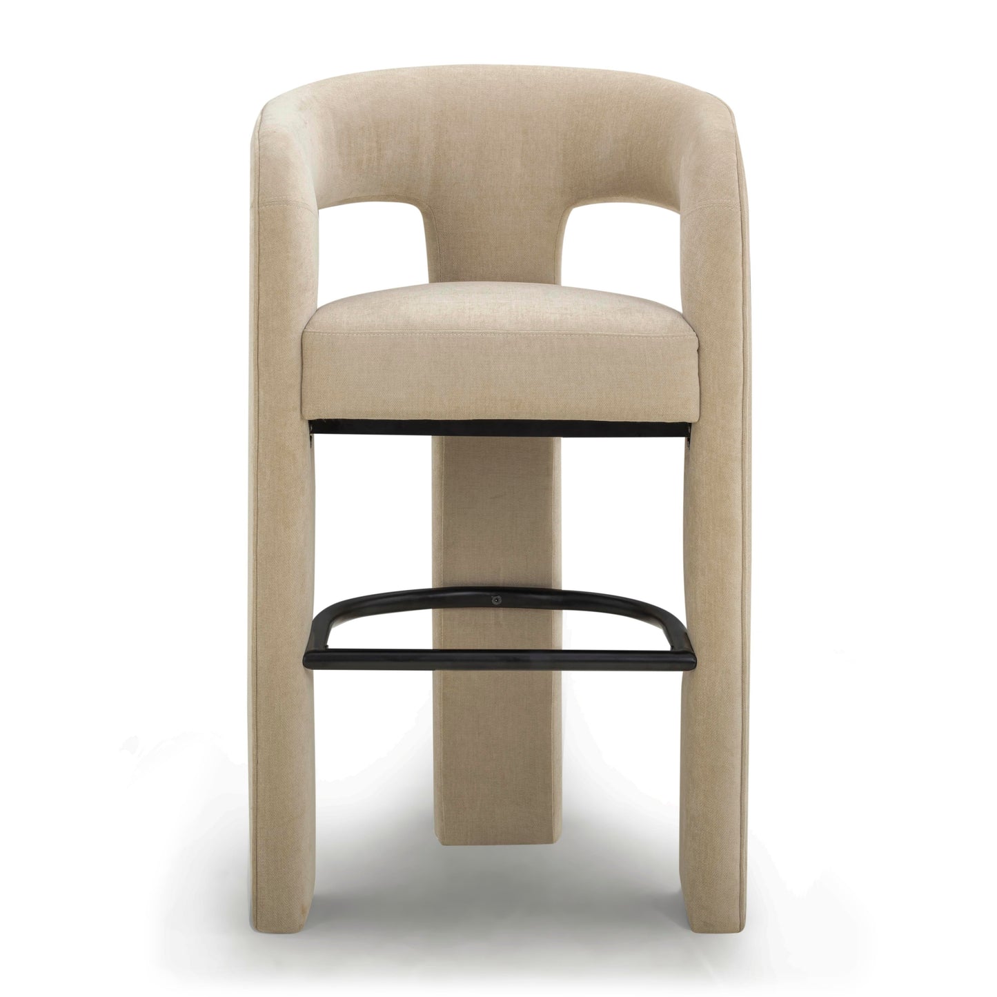 Malone Performance Chenille Stool - Taupe / Bar Height