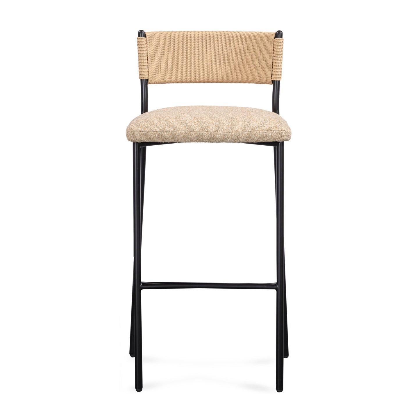 Celine Performance Boucle Stool - Tan / Counter Height