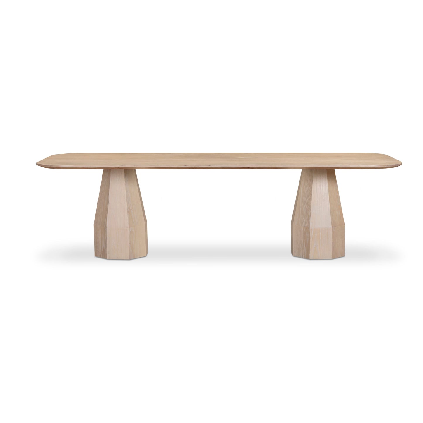 Brocha 106" Ash Wood Rectangular Dining Table