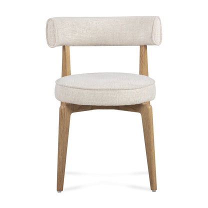 Nikita Cream Performance Fabric Dining Chair - Default Variant
