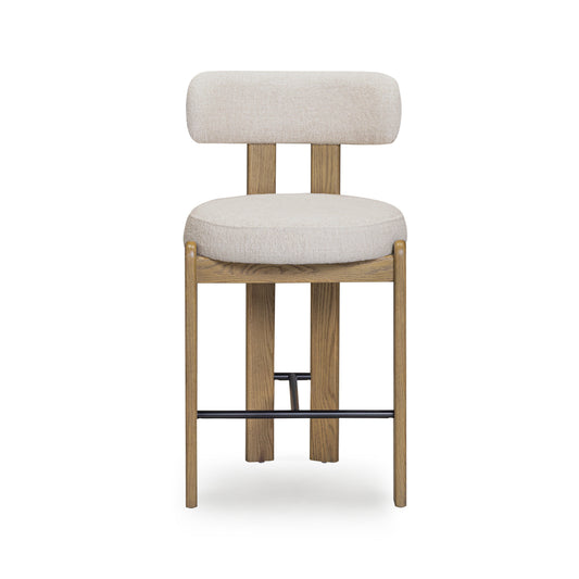 Odessa Cream Performance Fabric Counter Stool - Default Variant
